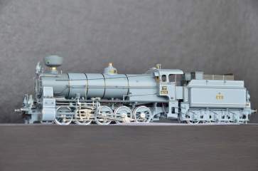 European Prototype Micro-Metakit 12700H K.K.St.B. Rh 80 Steam Locomotive Photo Gray 6511