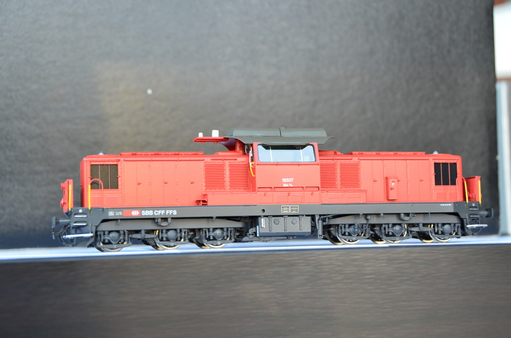 Lemaco HO-078/1 SBB/CFF Bm 6/6 18507 Diesel LocomotiveSOLD | Brass