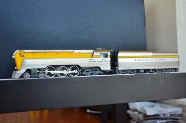 North American Prototypes Precision Scale PSC 18508.1 C&O L-1 Steam Locomotive Yellow Boiler- 3622