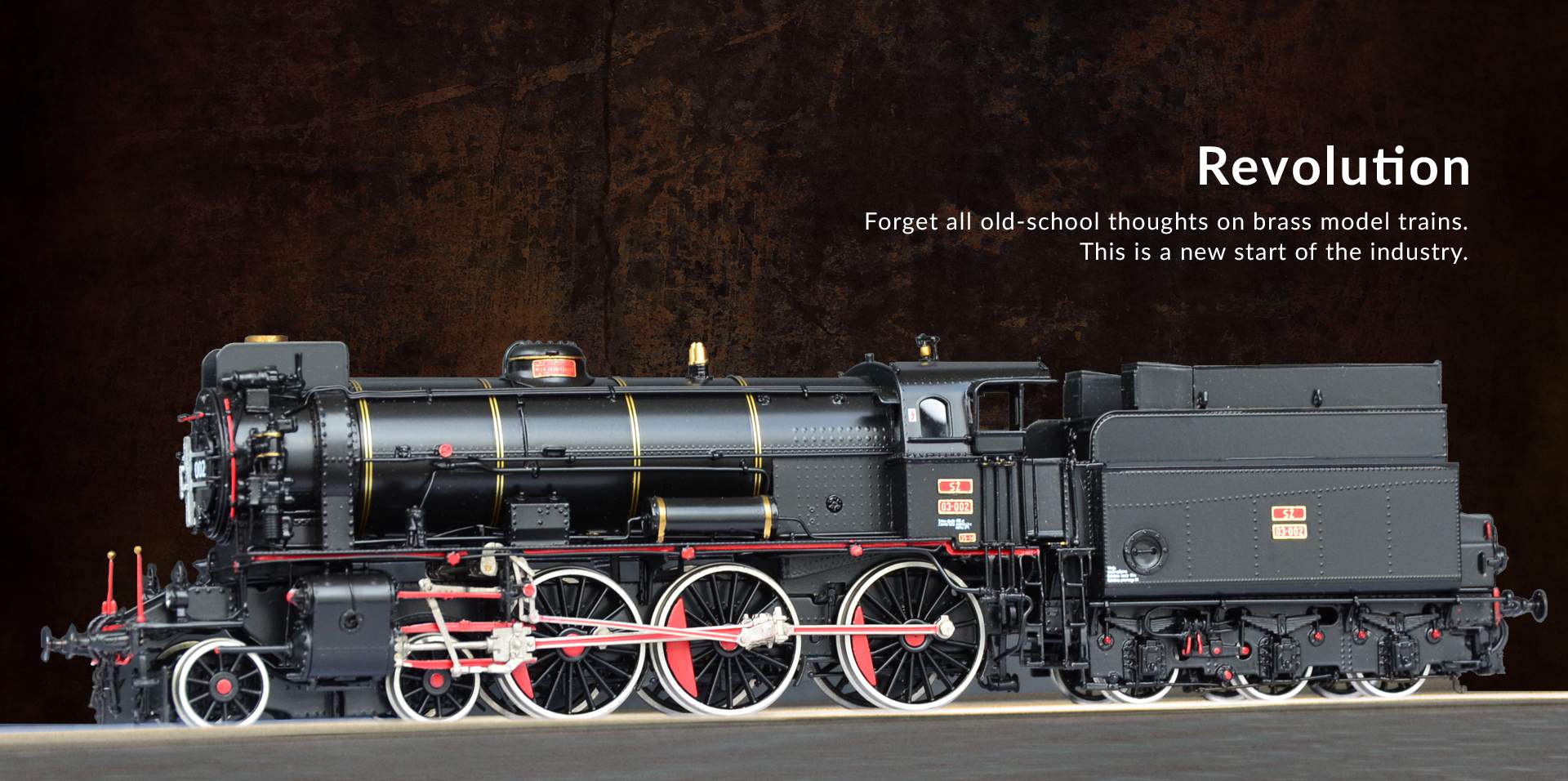 Revolution - Forget all old school thoughts on brass model trains. This is a new start of the industry.