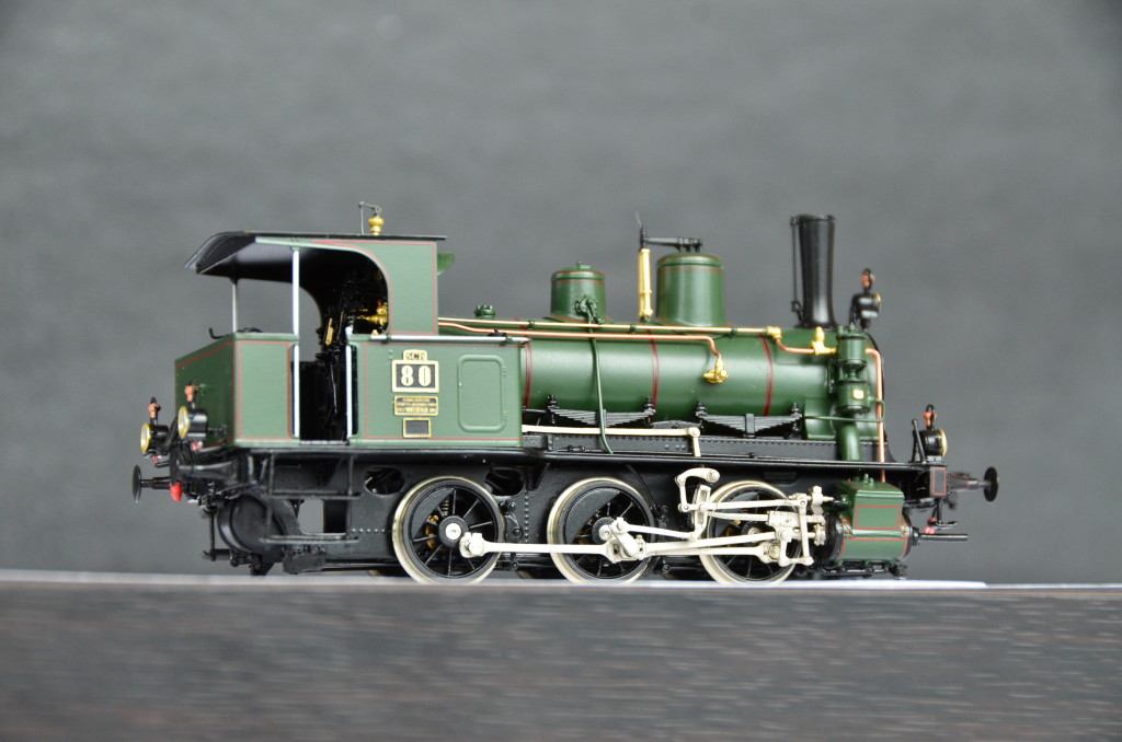 Brass Department | Lematec HO-205/3 SCB E 3/3 80 Tigeli Steam Locomotive